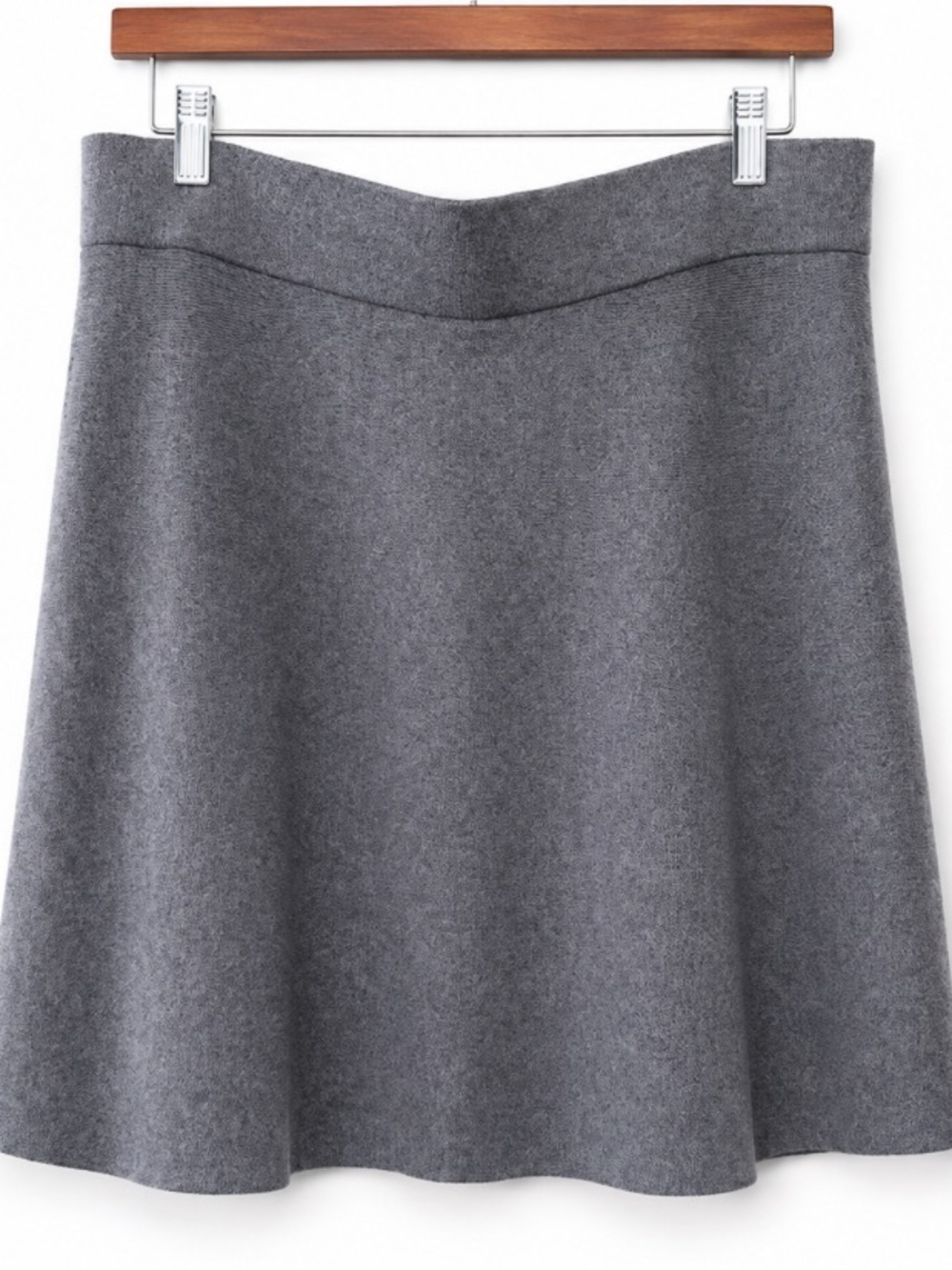 NWT LOFT  Skirt Pull On Elastic Waist Knit L